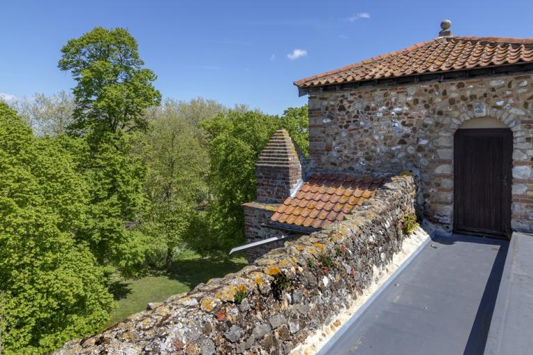 A photo of Colchester Castle Roof
