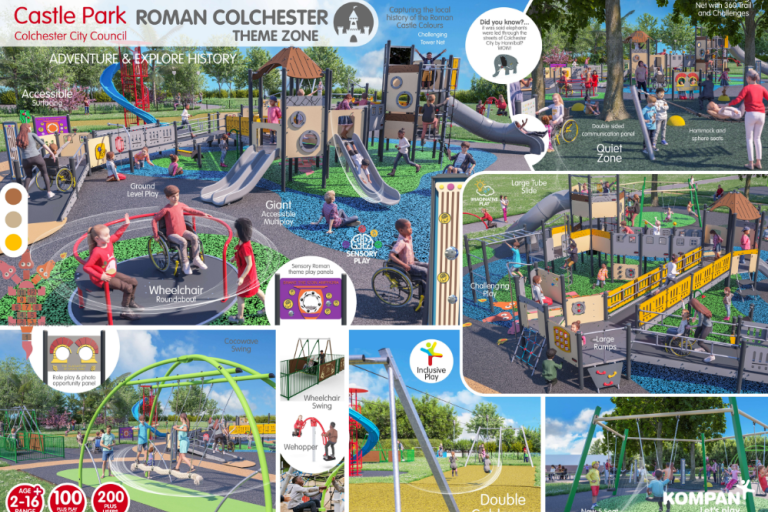 Castle park playground