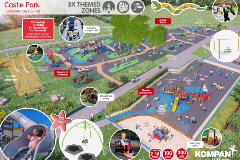 Castle park playground