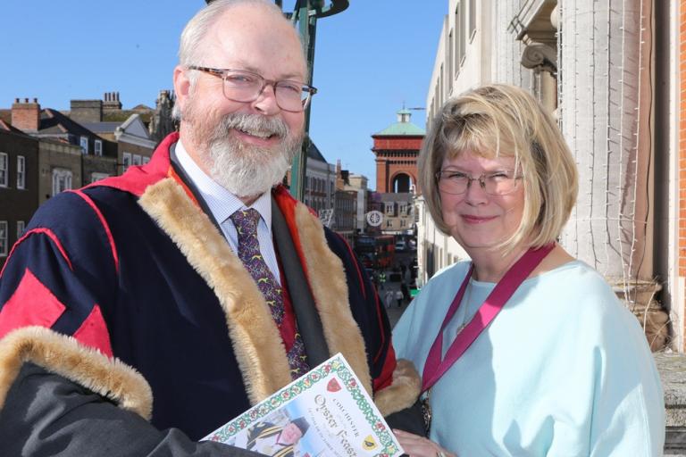 Mayor-Elect Cllr Andrew Ellis & Mayoress-elect Mrs Nicky Ellis