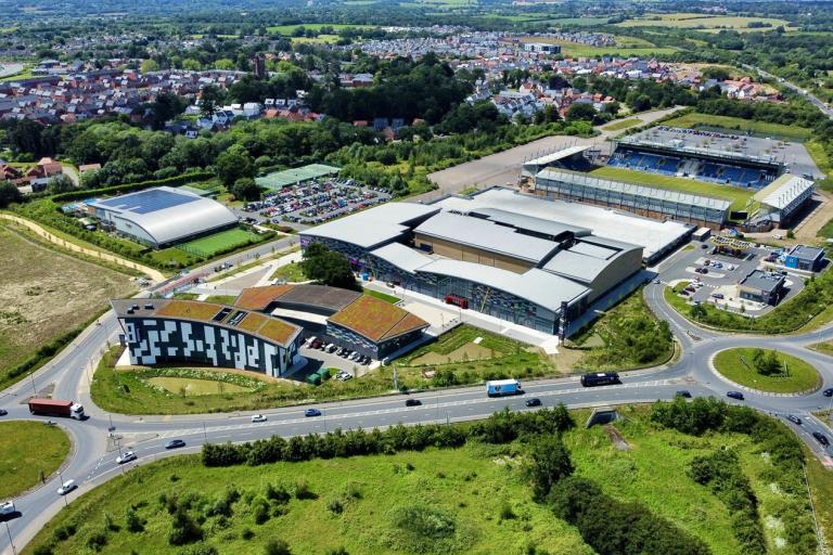 Aerial view of Colchester Leisure Park