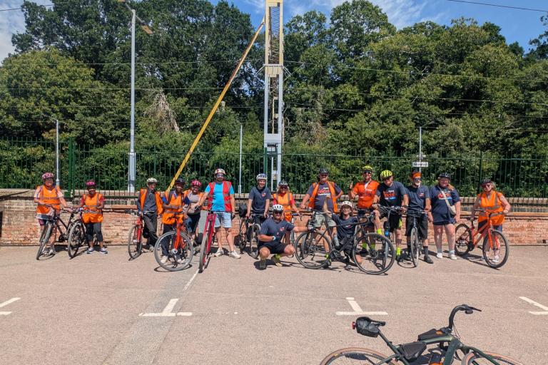 A group of Essex Pedal Power riders