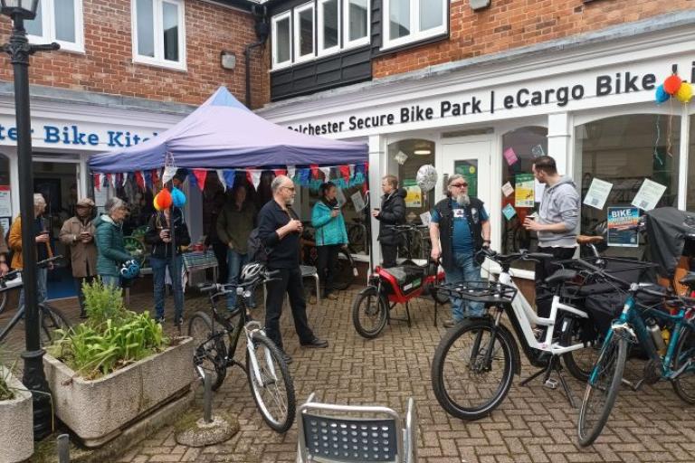 Colchester’s Bike Hub celebrates first anniversary