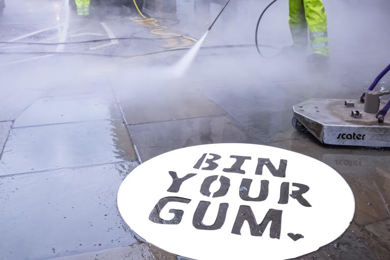 Colchester awarded funding to tackle the sticky issue of chewing gum on streets
