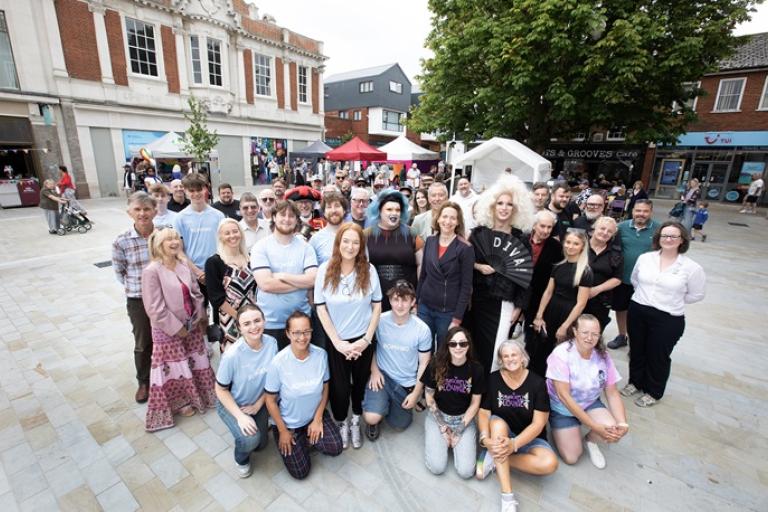 Colchester bursts into life with the grand unveiling of St Nicholas Square