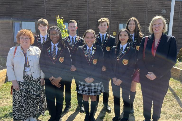 Colchester councillors join The Gilberd School students for Q&A on local democracy