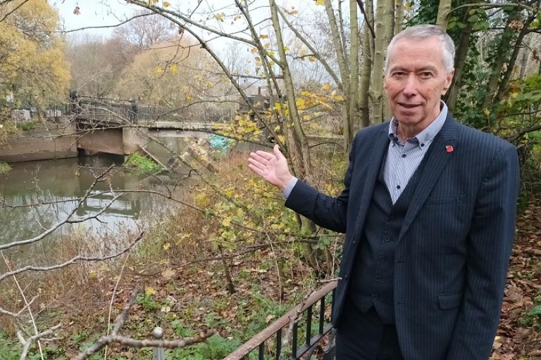 Progress continues on Middle Mill weir and bridge repairs