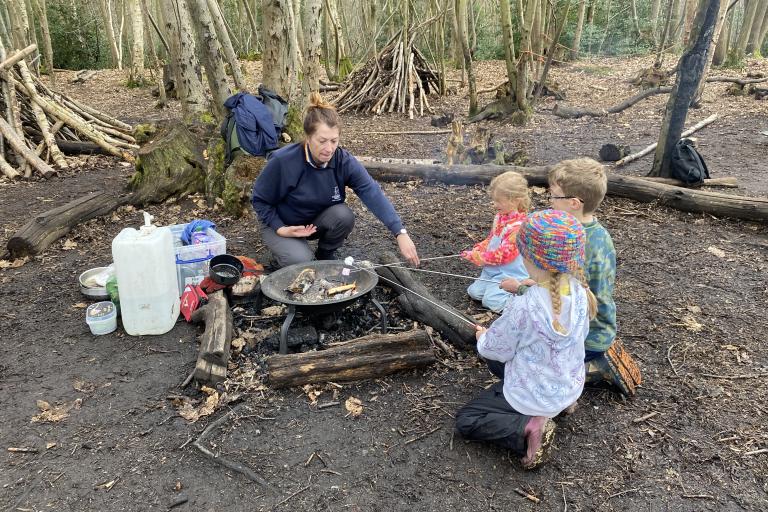 Countryside Rangers help more children learn in nature