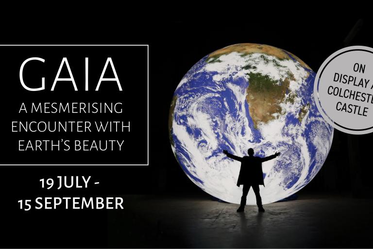 Gaia Artwork Now Open at Colchester Castle