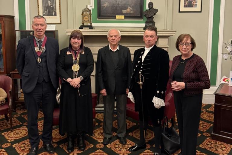 Grahame Stehle honoured for outstanding service to Colchester