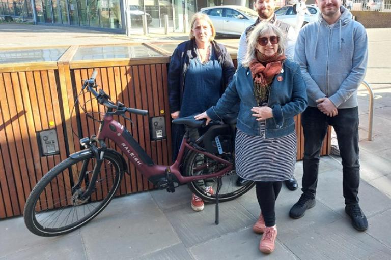 Greater Anglia provides £20k grant for new secure cycle storage lockers at Colchester Town station