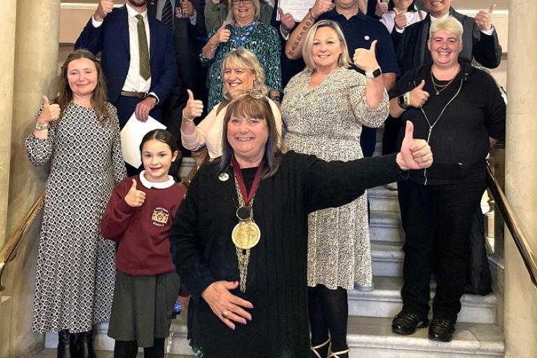 Mayor commends Compassionate City Champions of Colchester