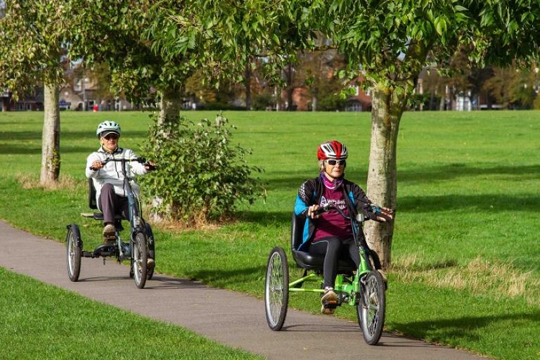 Mini cycling hub proposal at Old Heath