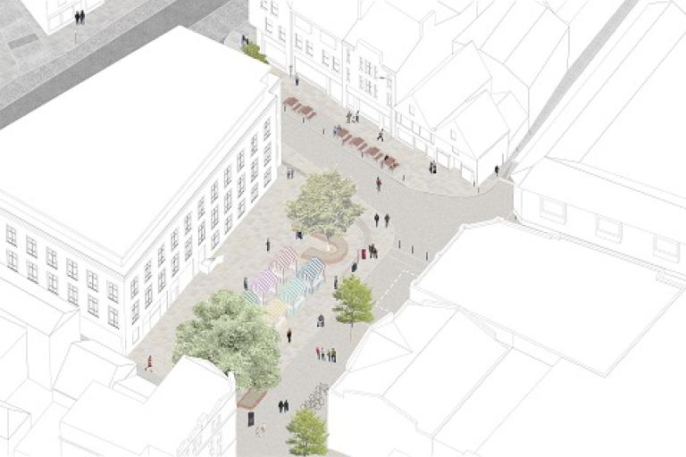 Multimillion pound revamp begins on historic town square to revitalise Colchester city centre