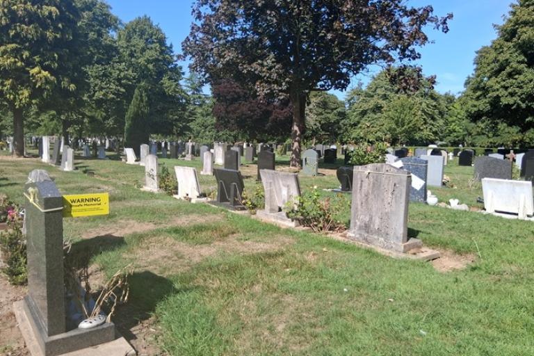 Safety measures at Colchester Cemetery & Crematorium memorials