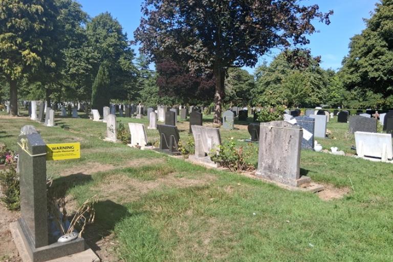 Safety measures at Colchester Cemetery & Crematorium memorials