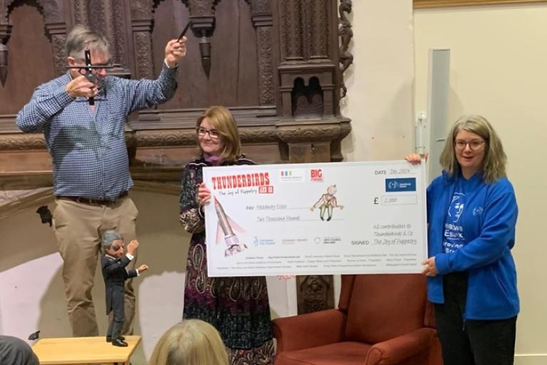 Thunderbirds & Co exhibition raises £2,000 for Headway Essex