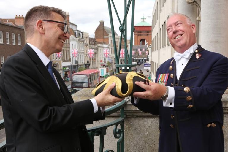 Town Serjeant Paul Lind retires after 36 years of civic service