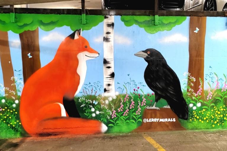 Wildlife mural by local artist unveiled