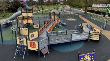 The new playground in Castle Park, Colchester.