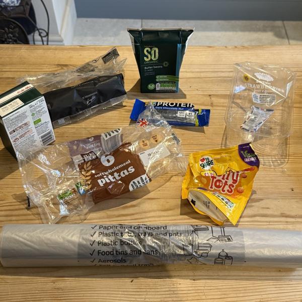 A selection of soft plastics able to be recycled