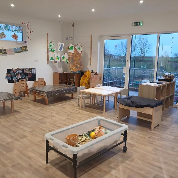 An interior view of Little Doves Nursery