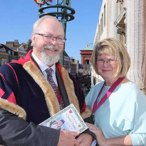 Mayor-Elect Cllr Andrew Ellis & Mayoress-elect Mrs Nicky Ellis
