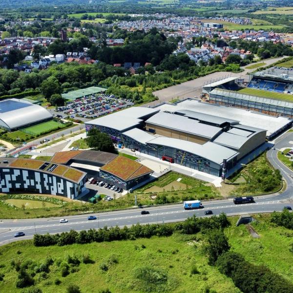 Aerial view of Colchester Leisure Park