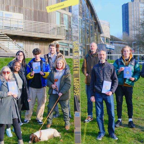 “Walk With Words” interactive walking route officially unveiled