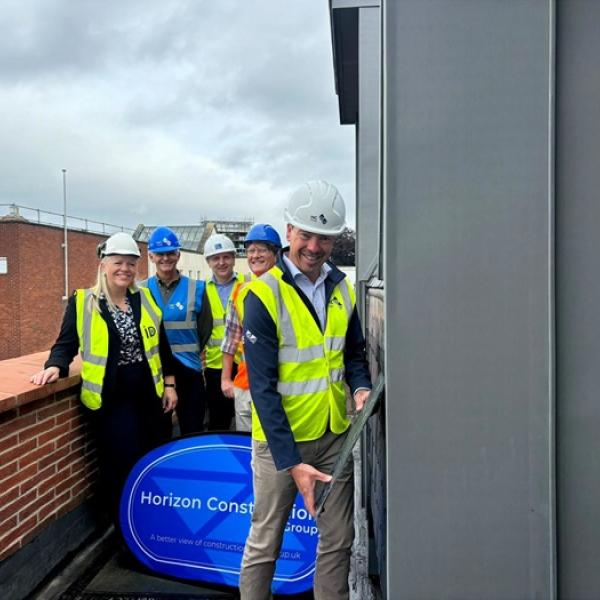 Colchester's £6m Digital Forum reaches major milestone with topping out ceremony