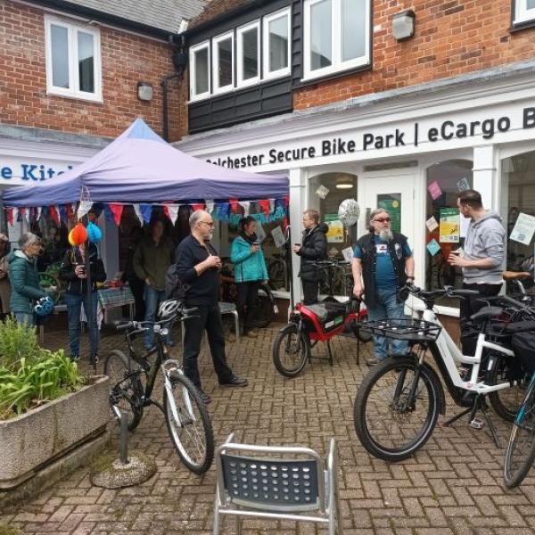 Colchester’s Bike Hub celebrates first anniversary