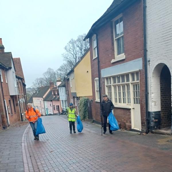 Colchester’s Dutch Quarter gets a winter clean-up boost!