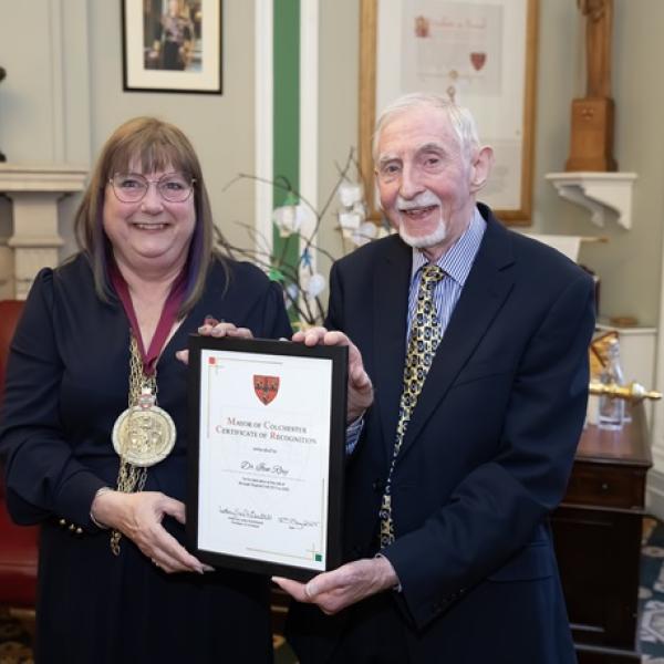 Colchester City Council celebrates Dr Ian Ray’s musical legacy and opens new role to shape the future of the Moot Hall Organ