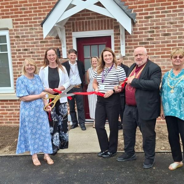 Council celebrates affordable homes handover at Chesterwell