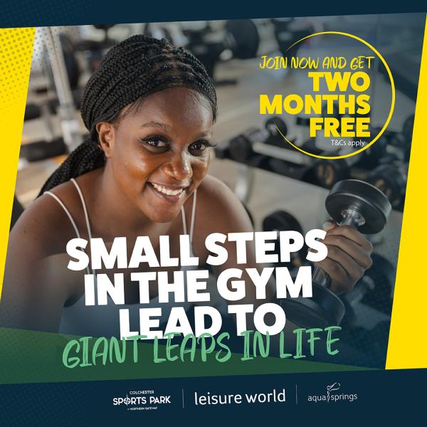 Leisure World and Colchester Sports Park launch new membership offer – get two months free