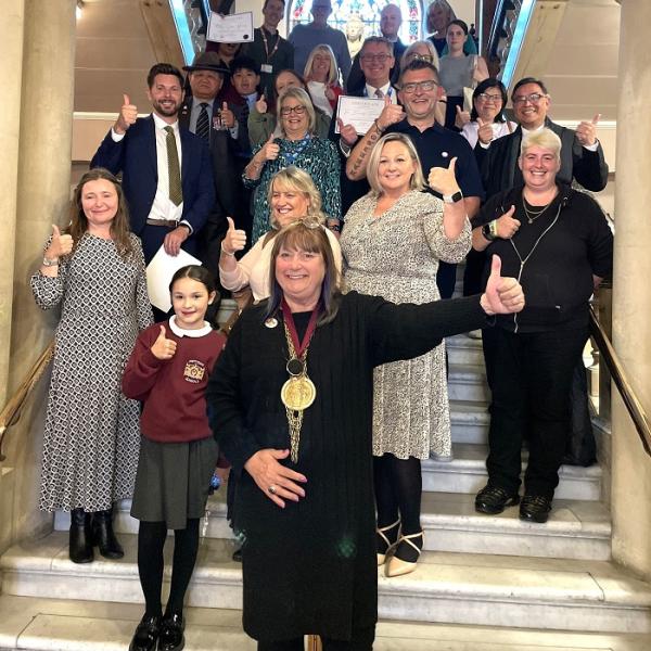 Mayor commends Compassionate City Champions of Colchester