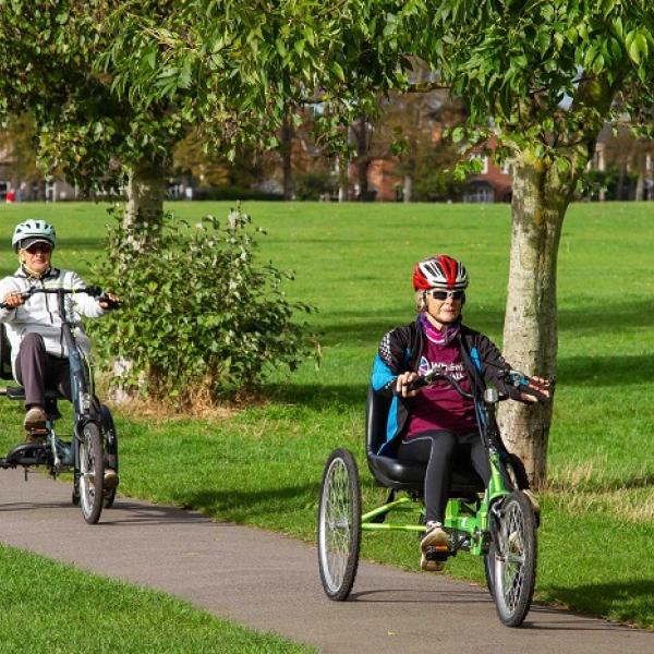 Mini cycling hub proposal at Old Heath