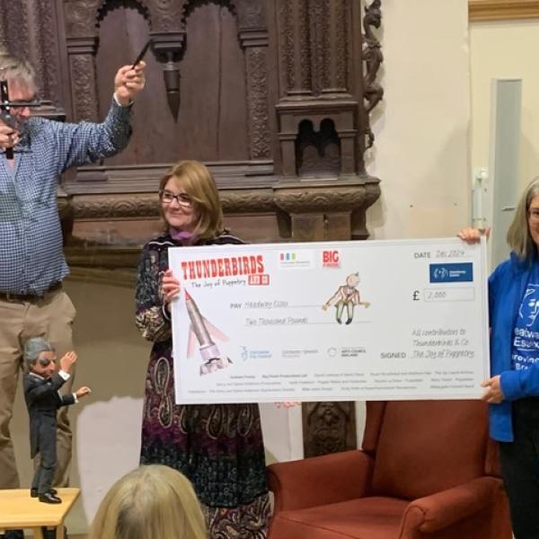 Thunderbirds & Co exhibition raises £2,000 for Headway Essex