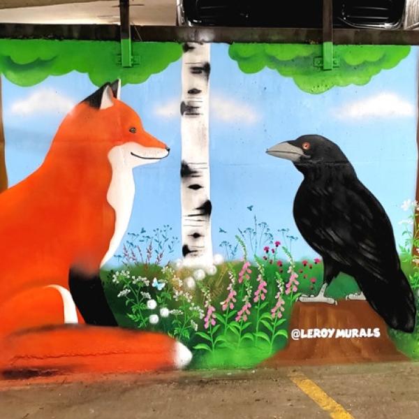 Wildlife mural by local artist unveiled